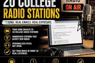 submit your song to 20 college radio stations
