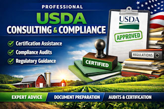 expert usda compliance and certification consulting