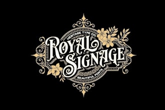 make top quality hand drawn vintage illustration  retro logo design