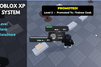 create a custom roblox xp and progression system in lua
