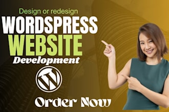 do wordpress website design redsign development busniess