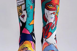 design unique socks design for your brand