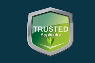 create exceptional trusted applicator logo
