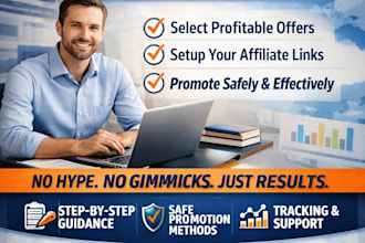 provide clickbank affiliate promotion and setup support