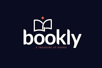 do make vintage bookstore logo design with unlimited review