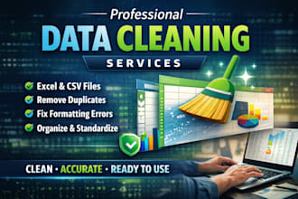 do excel data cleaning with large messy data