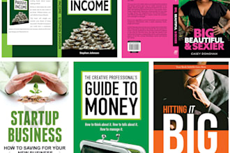 design an outstanding book cover with various concept