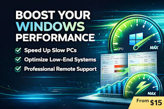 speed up and optimize your windows PC professionally