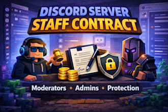 draft discord server governance and staff contracts