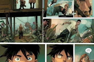 turn your novel scene into a comic strip