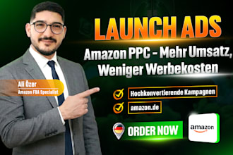 setup a high converting amazon PPC campaign for the german market