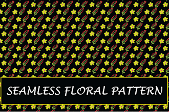 create unique floral repeat patterns for print