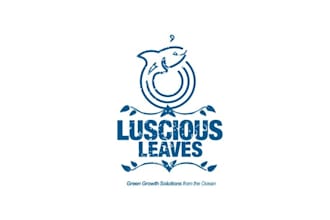 do aesthetics unique logo for luscious leaves green growth