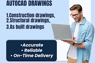 do autocad 2d drawings for construction issue