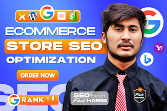 do complete onpage SEO optimization for shopify wix squarespace ecommerce store