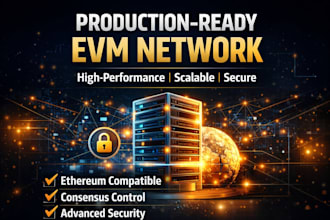 build your own production ready evm blockchain network