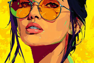 draw a classic and personal pop art