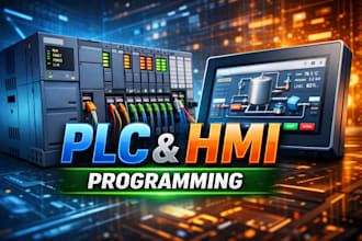 do plc programming and hmi design for industrial automation