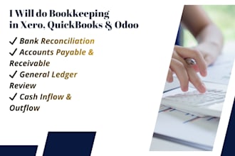 bookkeeping and bank reconciliation in xero and quickbooks