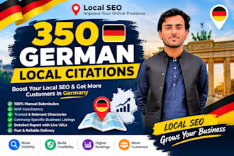 submit 350 high quality german local citations