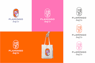 design a minimal line art, author signature, or fashion logo
