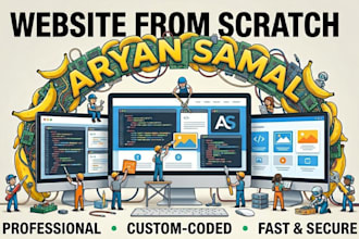 build a professional custom coded website from scratch