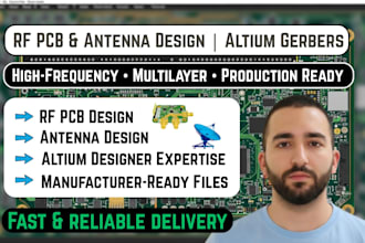 design rf pcb, multilayer pcb, and antenna with altium designer