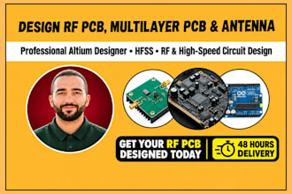 design rf pcb, multilayer pcb, and antenna with altium designer