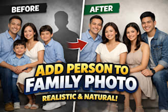 add or remove person in family photo professionally