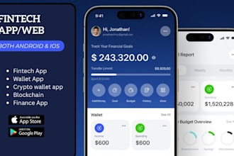 develop payment app money transfer app fintech app neobank app