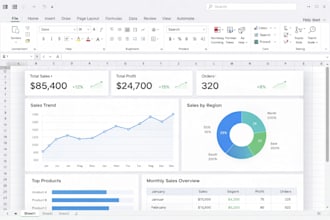 create a professional and interactive excel dashboard