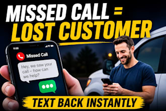 reply to missed business calls with automatic text messages