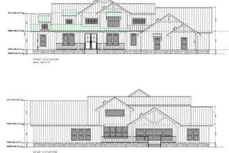 creat professional floor plan house renovation plan architectural drawings