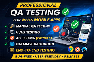 professionally test your mobile app and write detailed test cases