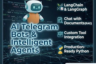 develop advanced ai telegram bots using aiogram and langchain