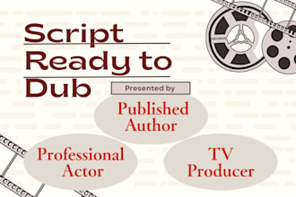 rewrite your japanese voiceover script as a TV producer and author