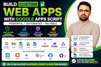 build custom web applications using google apps script