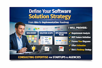conduct requirement discovery and define your software solution strategy
