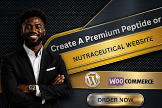build a high converting supplement store, peptide or nutraceutical website