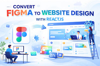 convert figma design to website with reactjs