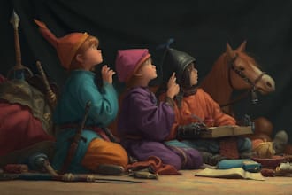 create childrens book illustrate