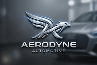 design a professional and dynamic automotive logo