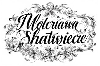 do handwritten, scripted, signature and cursive logo