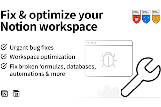 urgently fix your notion issues