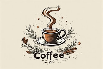 design coffee shop, bar or restaurant logo