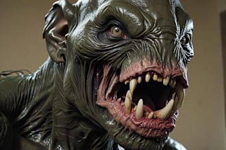 3d character in unreal engine5 metahuman zombi 3drig monster character animation