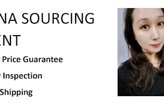 serve as your sourcing agent and project executive in china