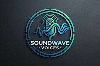 design a unique and creative microphone logo for your brand