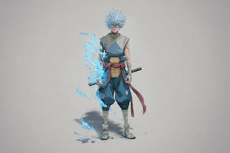 draw a manga character design