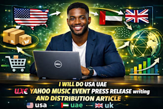do usa uae uk yahoo music event press release writing and distribution article